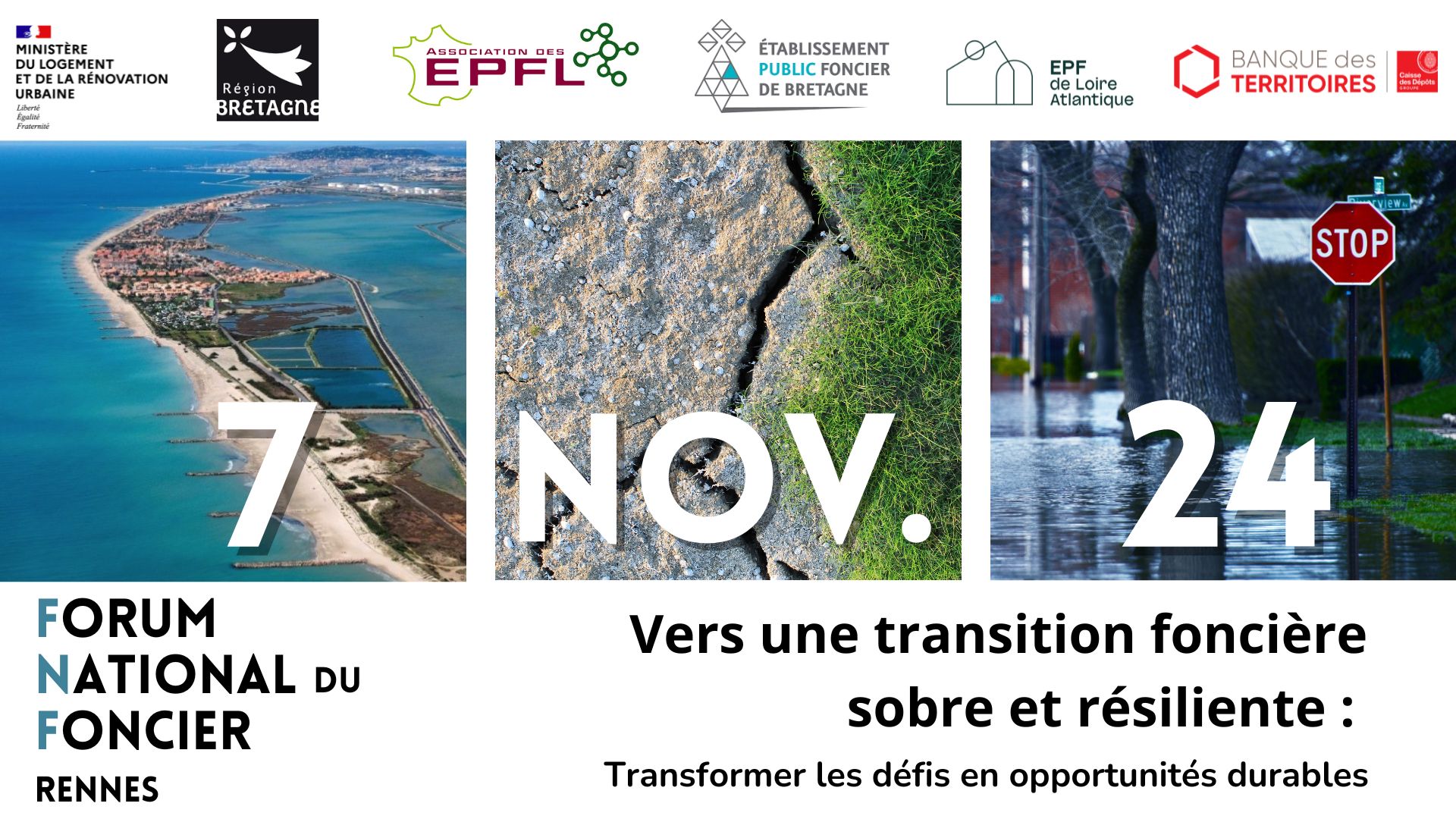 Rejoignez-nous au forum national du foncier le 7 novembre à Rennes